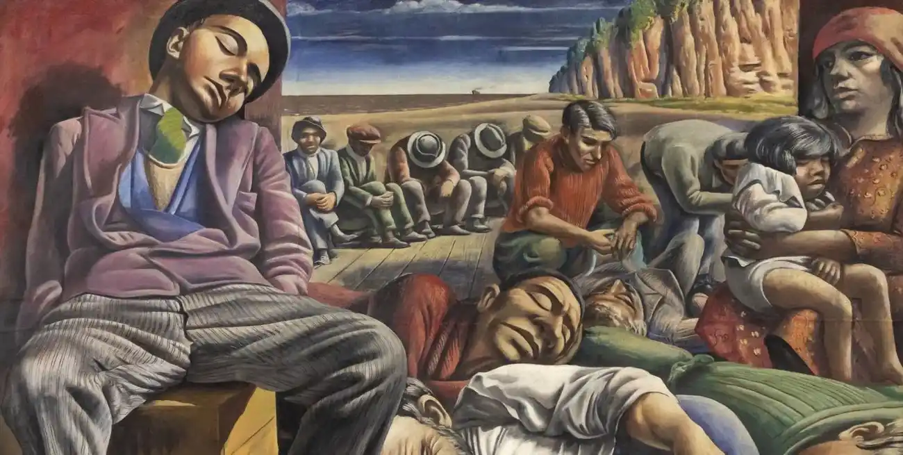 Fragmento "Desocupados". Foto: Gentileza Castagnino