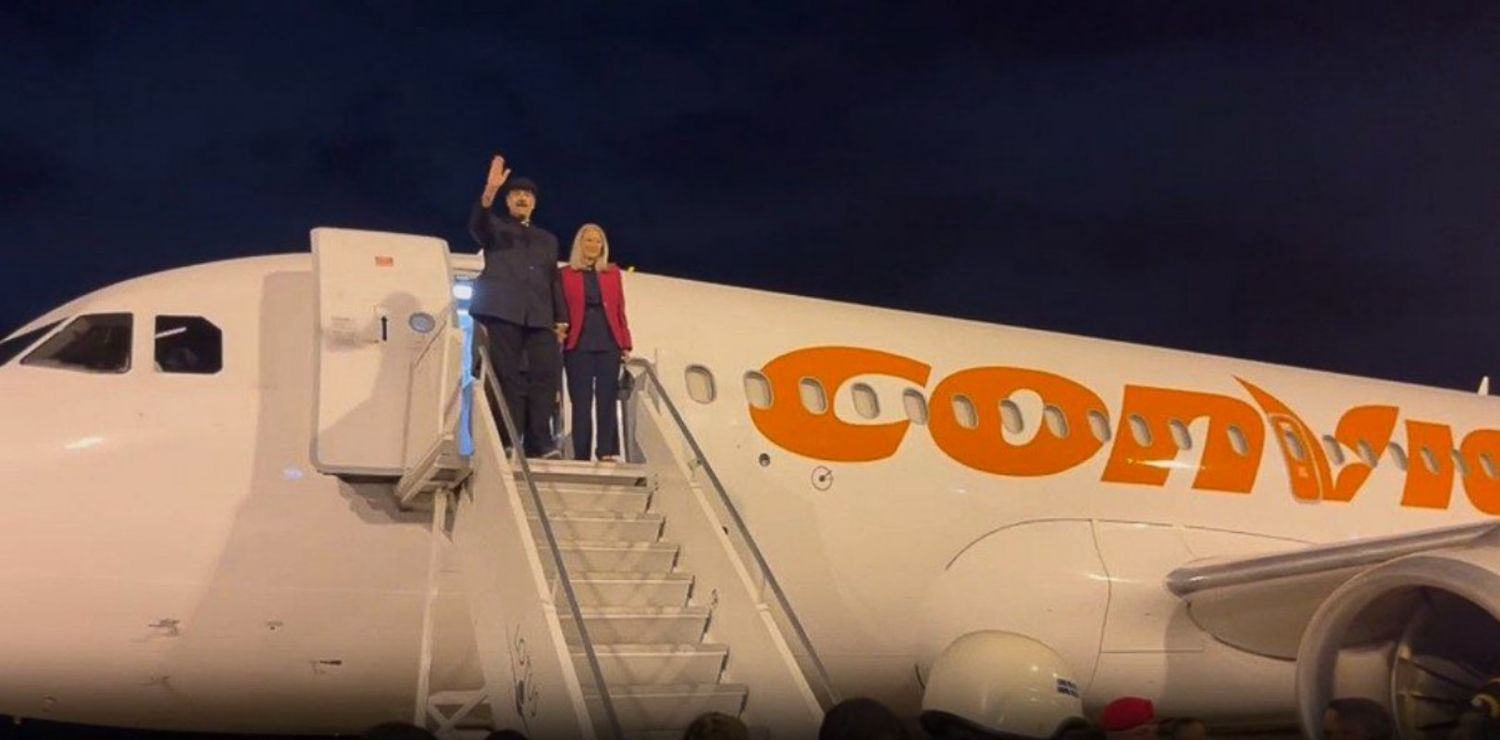 Venezuela’s president lands in Brazil with its «camouflaged» Airbus A319