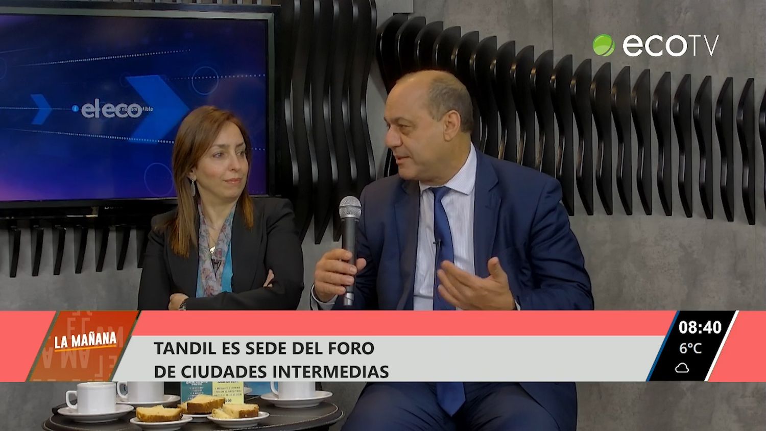 Mohamed Sefiani en "La Mañana de El Eco" por la 104 1 Tandil FM y ECO TV