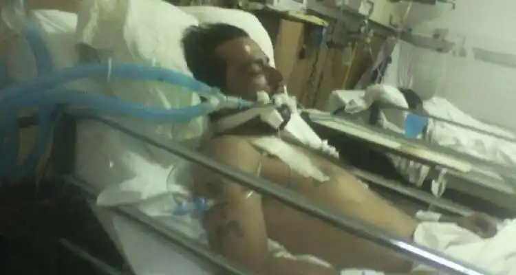 Trasladaron al joven golpeado en zona de islas