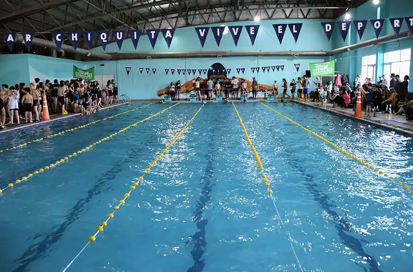 Jornada de Aquabike en Coronel Vidal