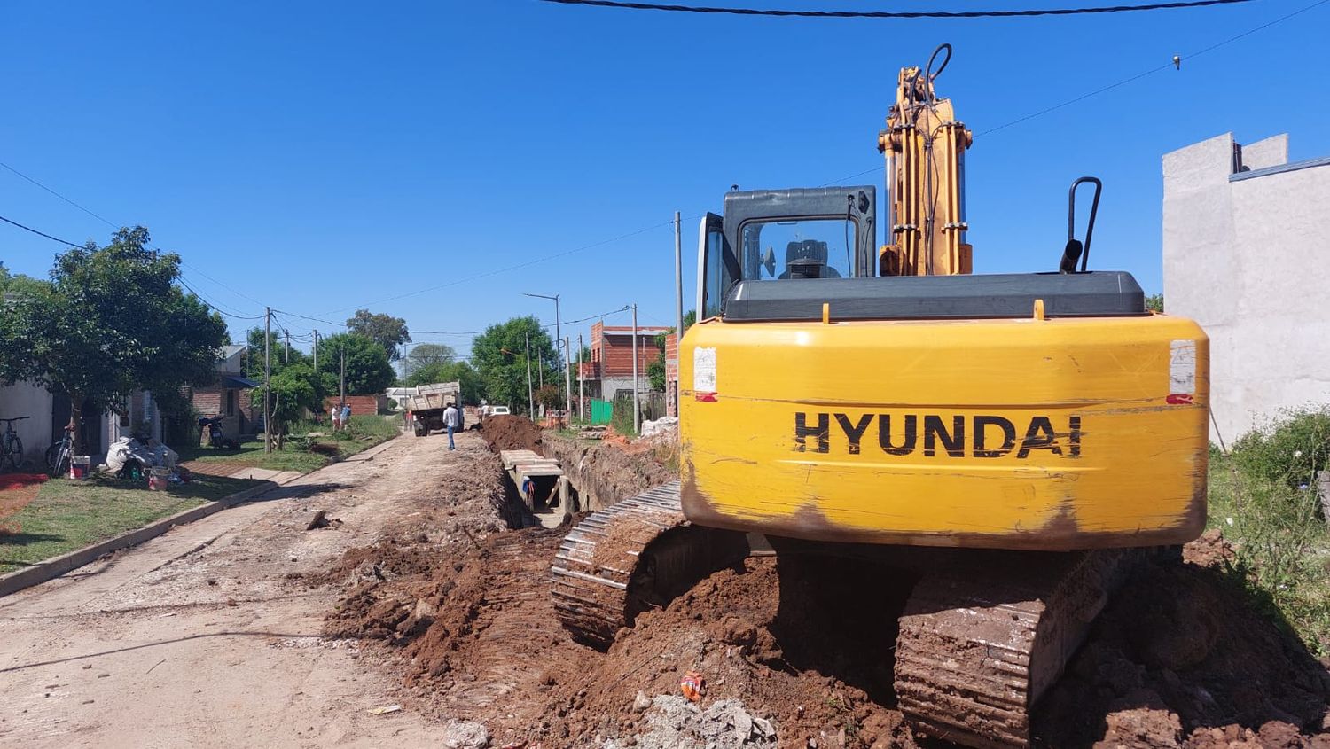 Avanzan las obras del Programa de Sistematización de Desagües Pluviales