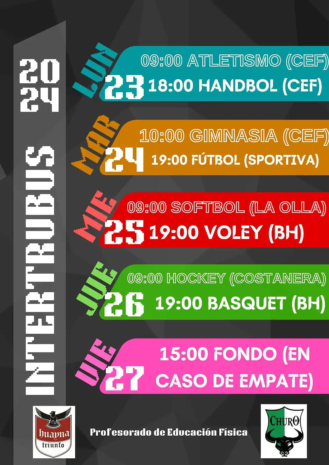 Se iniciaron los juegos intertribus del profesorado de Educación Física