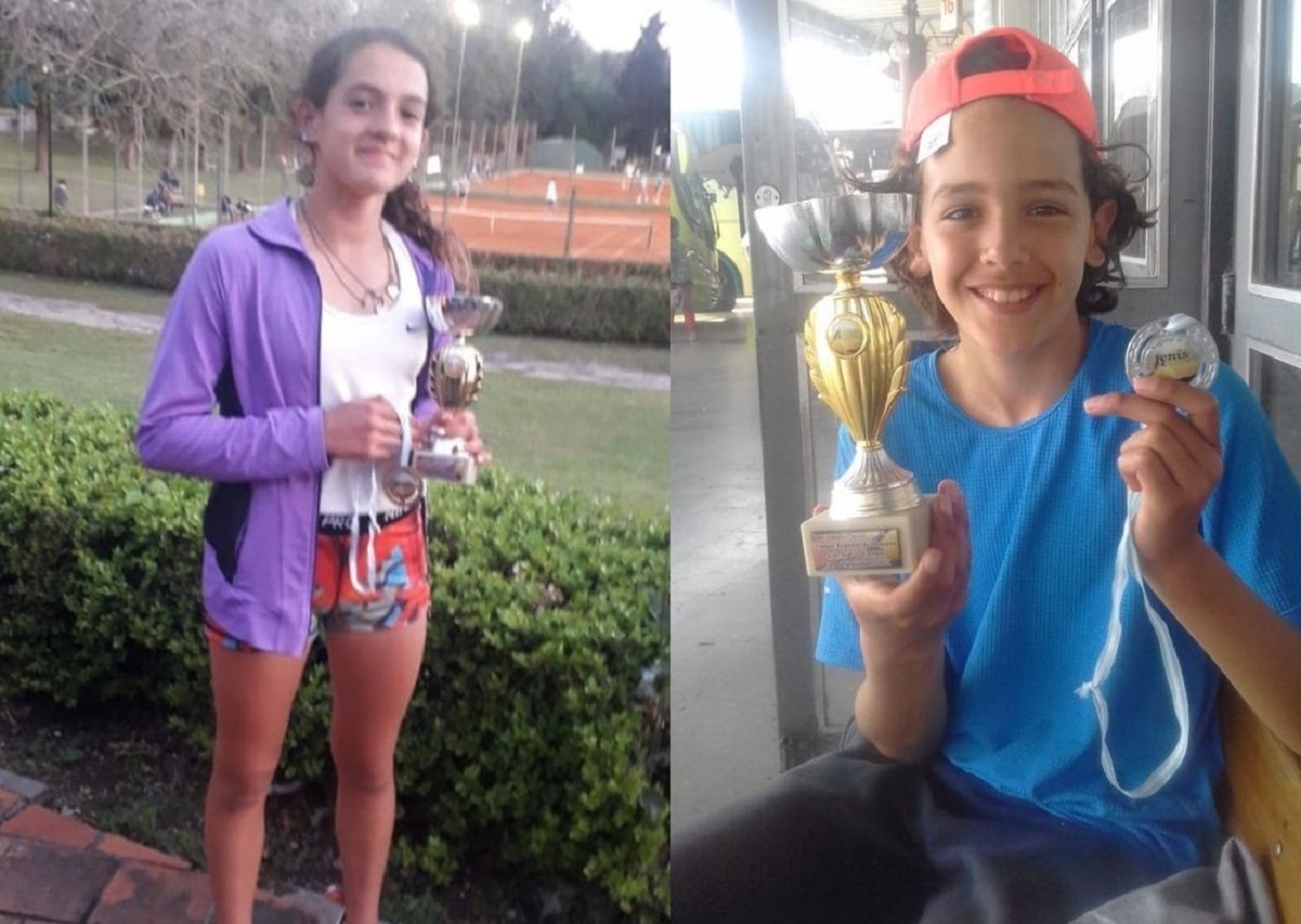 Katia Bula y Luciano Cabaña fueron campeones en el Regional de Menores