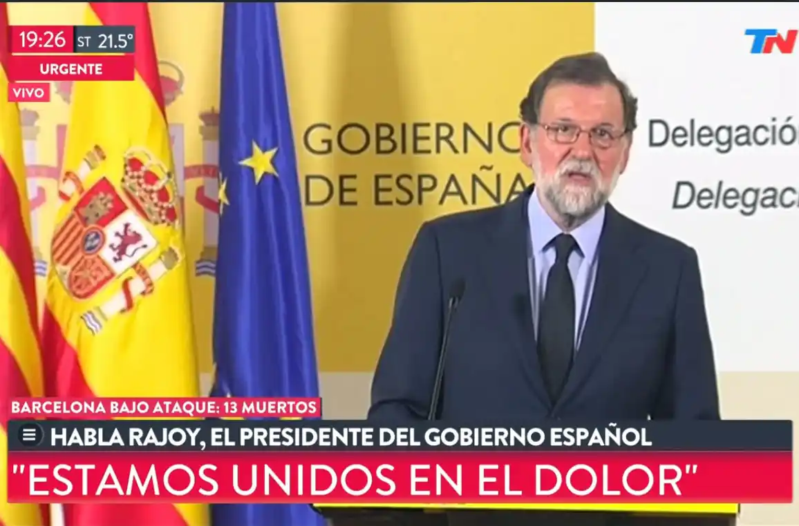 Rajoy: «Los españoles vamos a vencer al terrorismo”