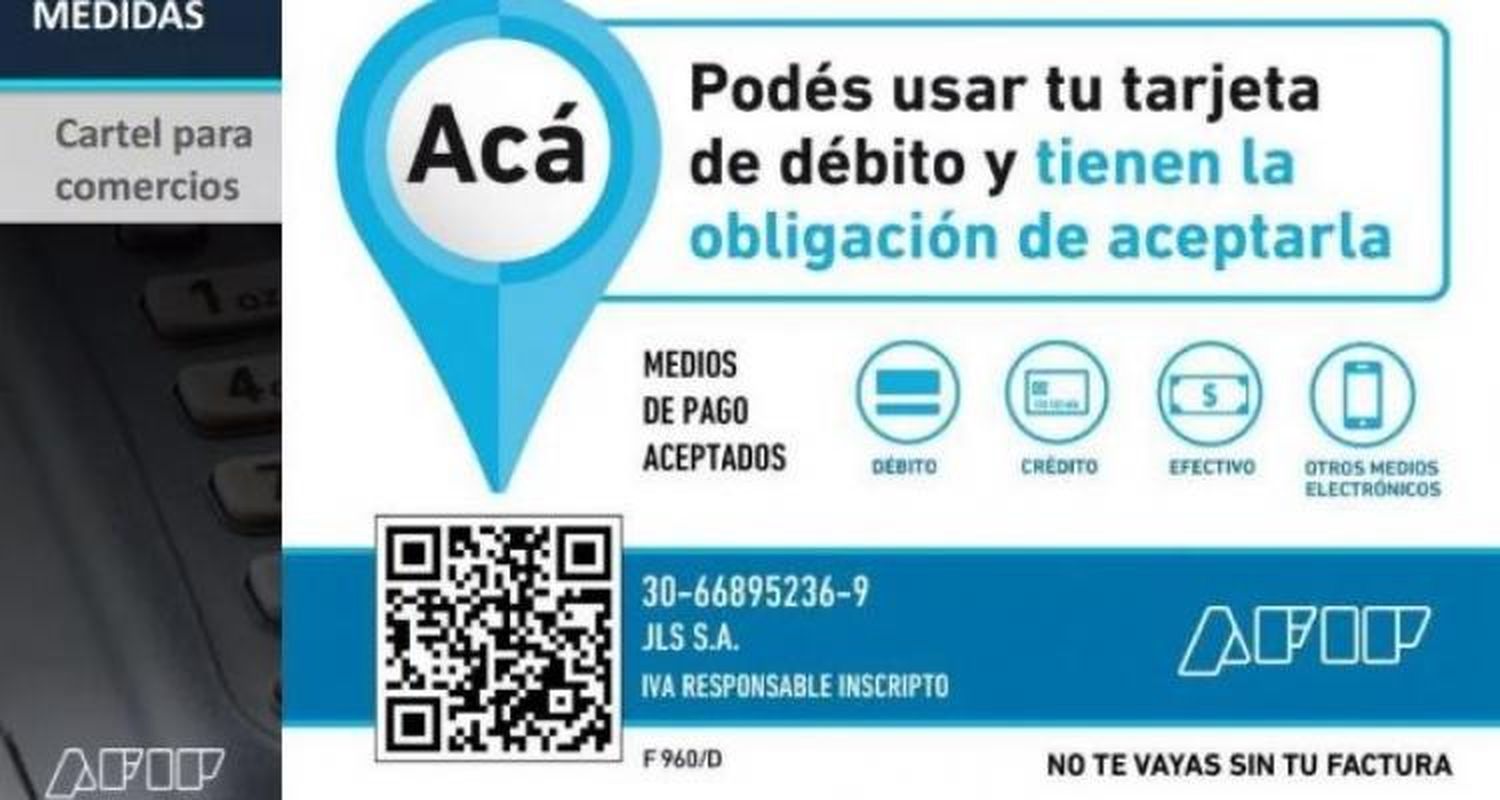 Es obligatorio el uso de posnet en los comercios