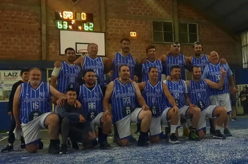 agricultores campeón básquet +35 maxibásquet