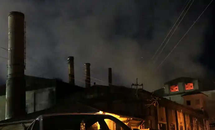 Todas las fotos del incendio en el ex Frigorífico Gualeguaychú 