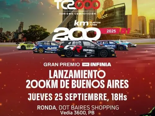 A las 18 se realizará la presentación d elos "200 km de Bs.As"