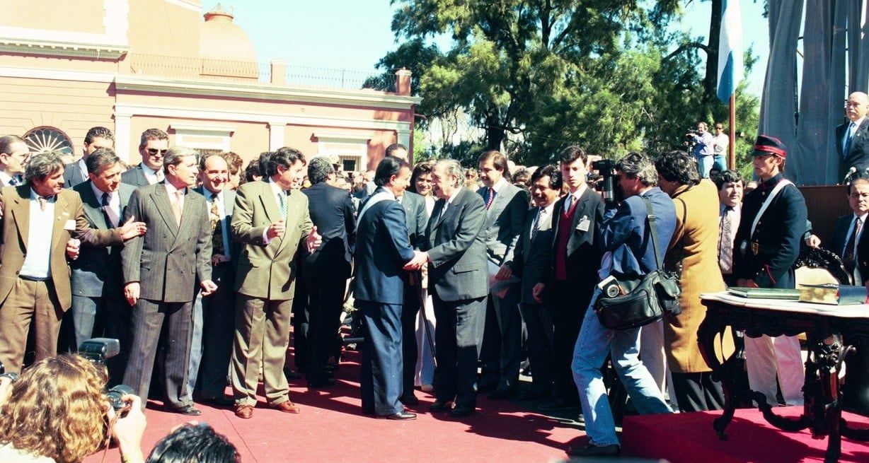 Jura de la Constitución, en el Palacio de San José.