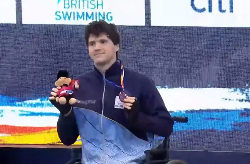 Matías De Andrade se subió al podio en Londres