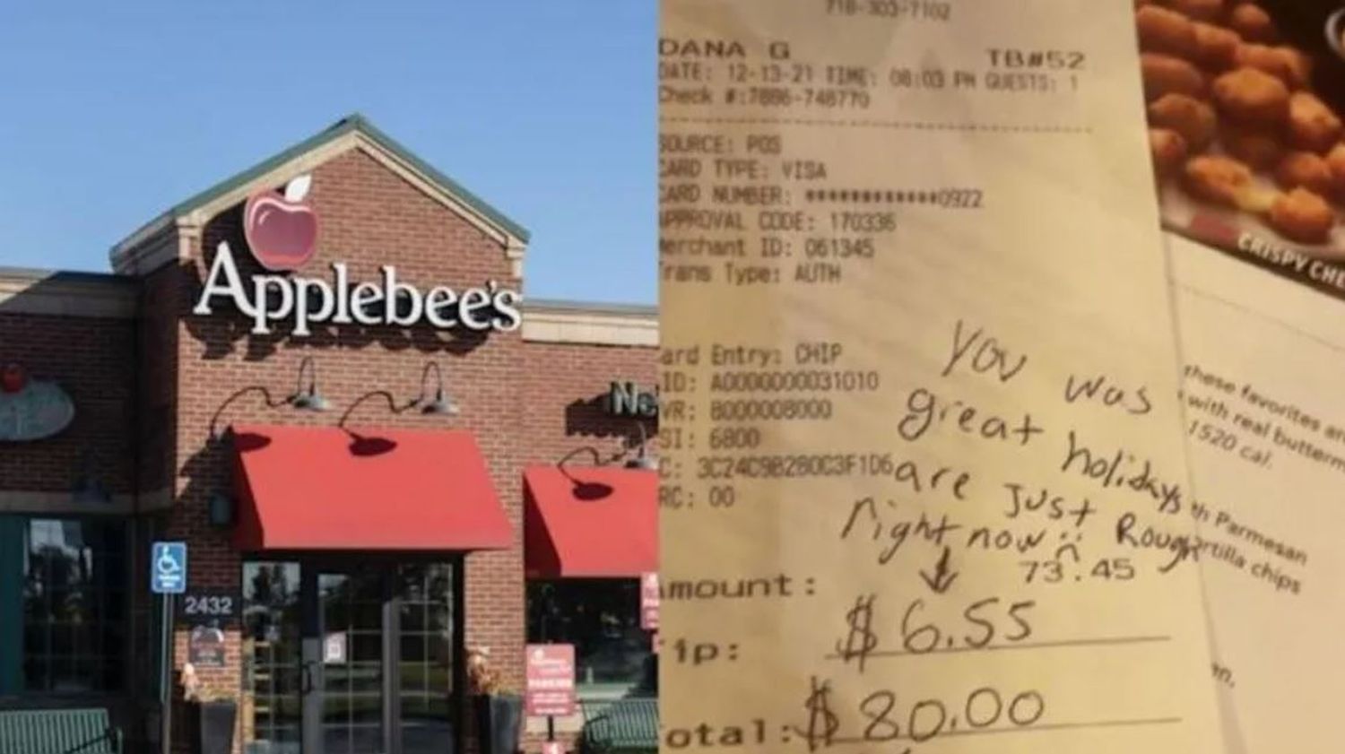 Una moza recibió una propina miserable, se volvió viral y ahora teme por su vida