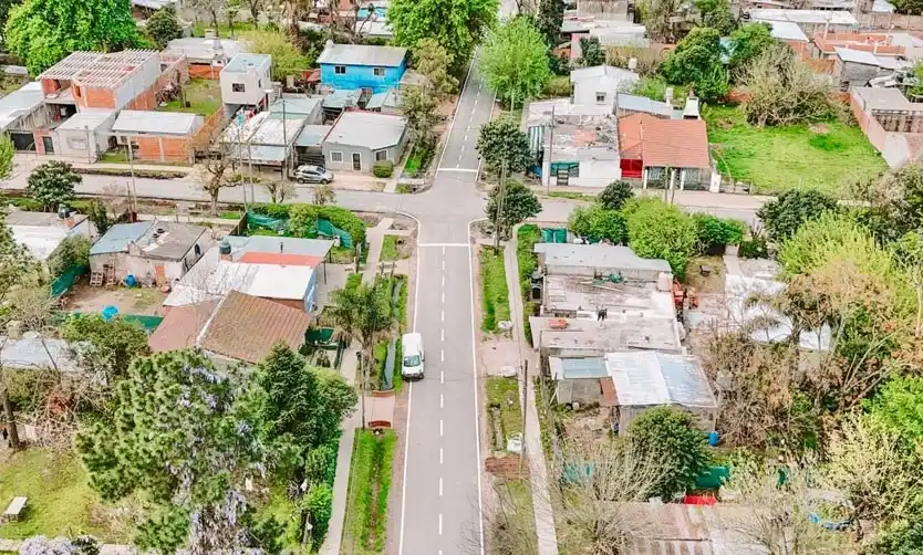 El Municipio realizó nuevos asfaltos en la localidad de Villa Rosa