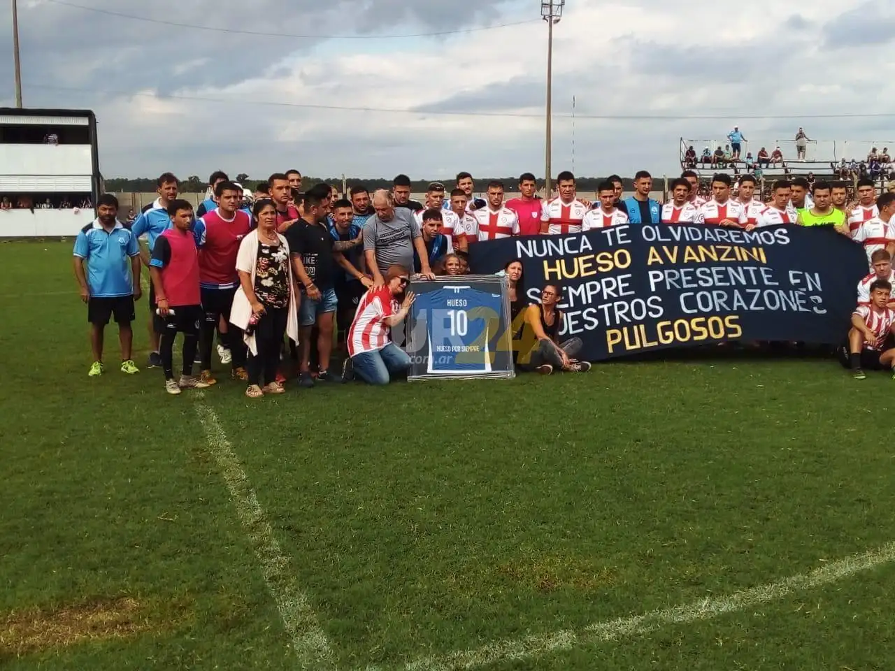 Emotivo homenaje al “Hueso” Avanzini en Juventud Pueyrredón