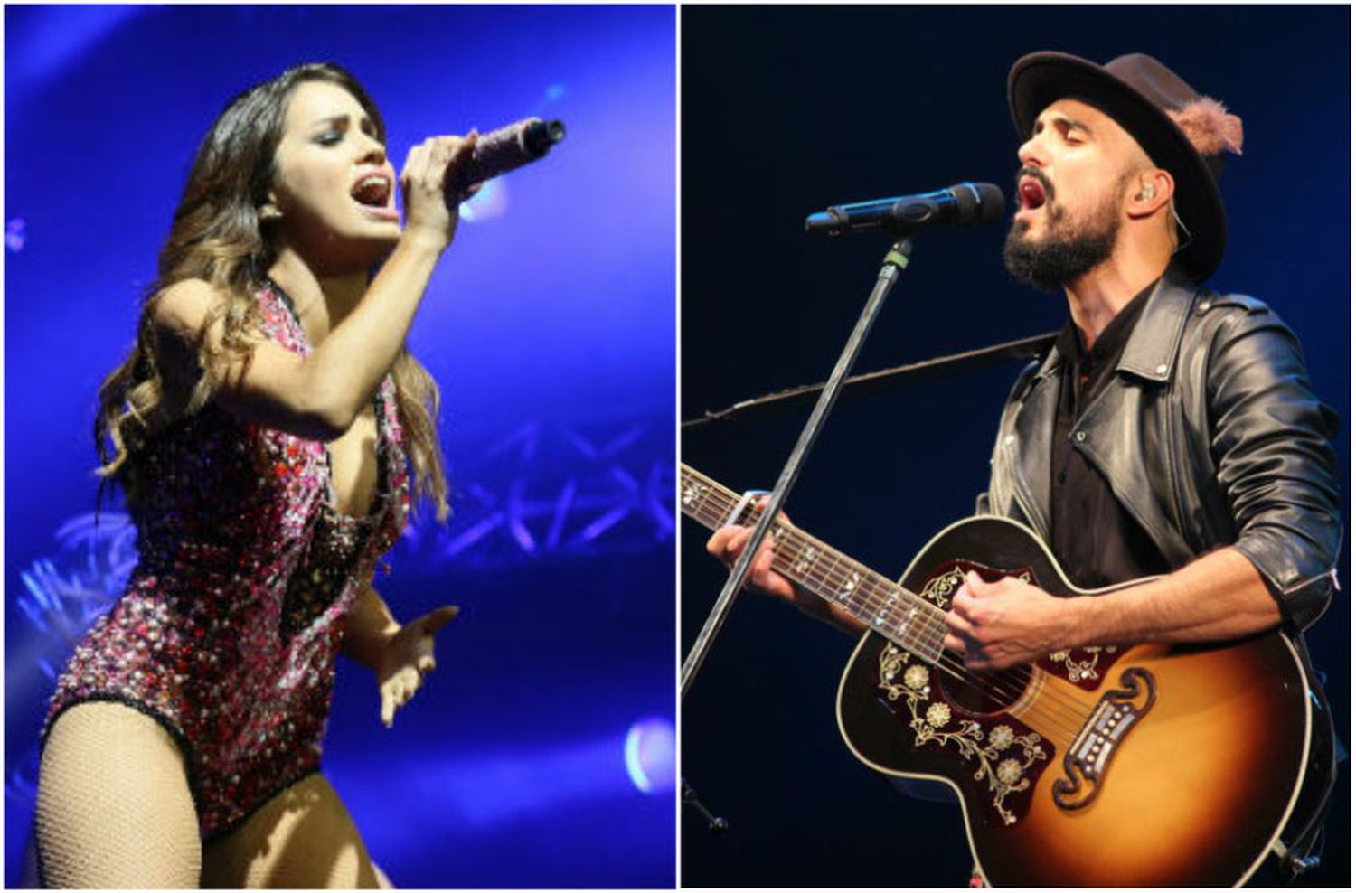 Lali Espósito y Abel Pintos, juntos en un show