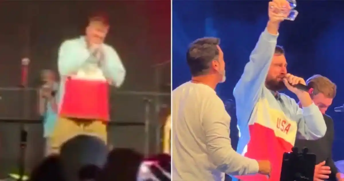 Video: Travis Kelce ganó un concurso de karaoke y se lo dedicó a Taylor Swift
