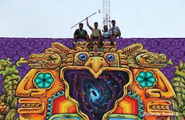 Gualeguaychuense que triunfa: Impresionante mural de Gurí en México