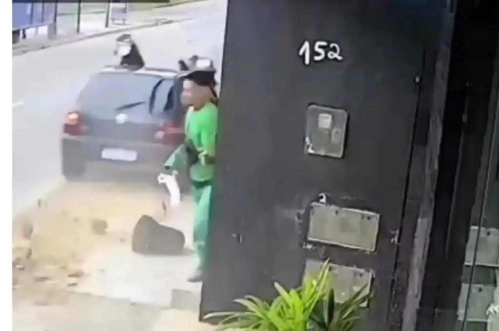 Salvó su vida de milagro