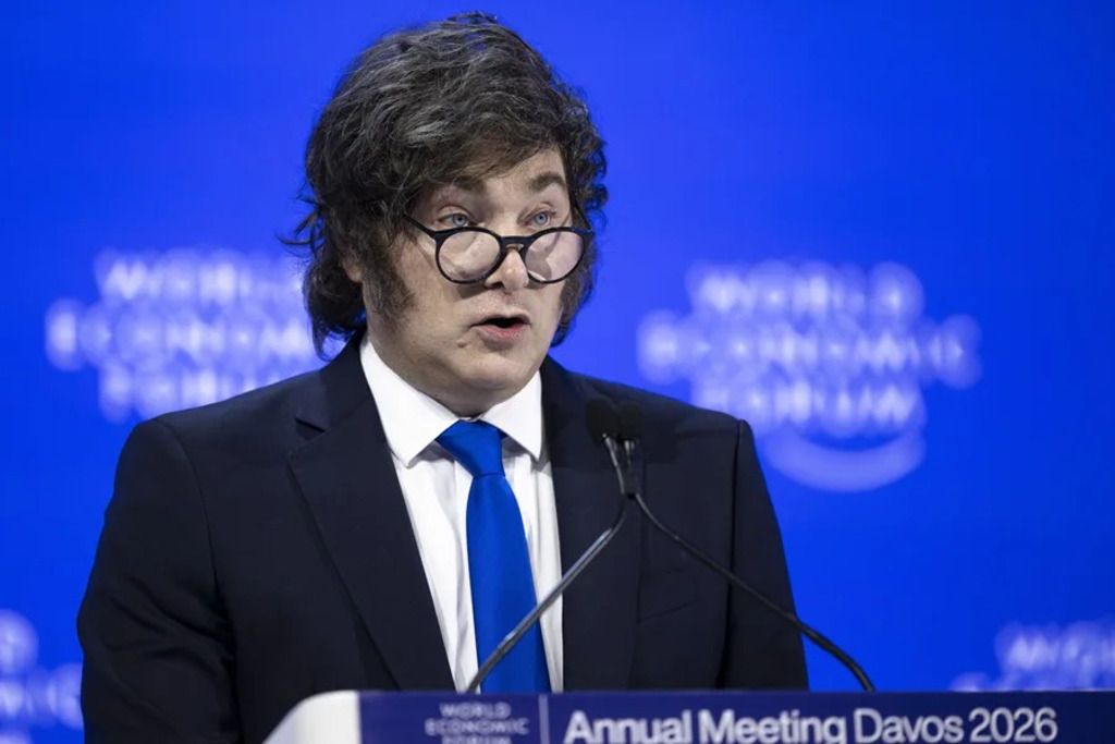 Milei en el Foro de Davos
