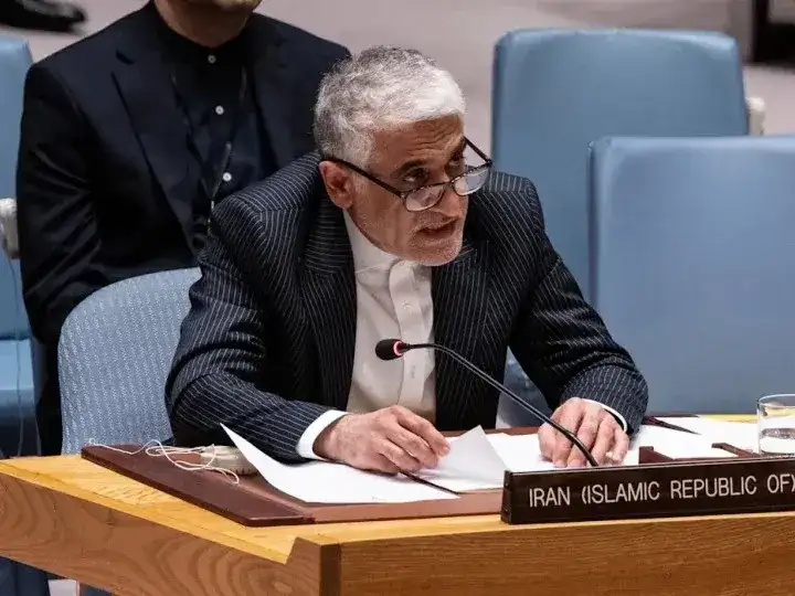 Amir-Saeid Iravani, representante de Irán ante la ONU.