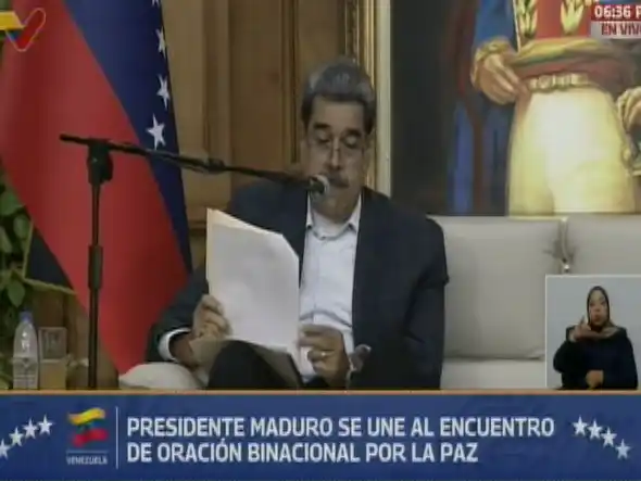 Maduro declara al Palacio de Miraflores como lugar "para que el pueblo glorifique a Dios"