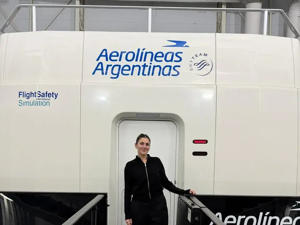 Catalina Rendo, copiloto de Aerolíneas Argentinas: "Todo lo que me dieron mis papás fue un pilar importantísimo"
