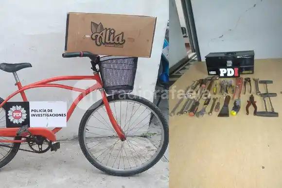 Se distrajo un minuto y le robaron una caja de herramientas desde la chata de la camioneta