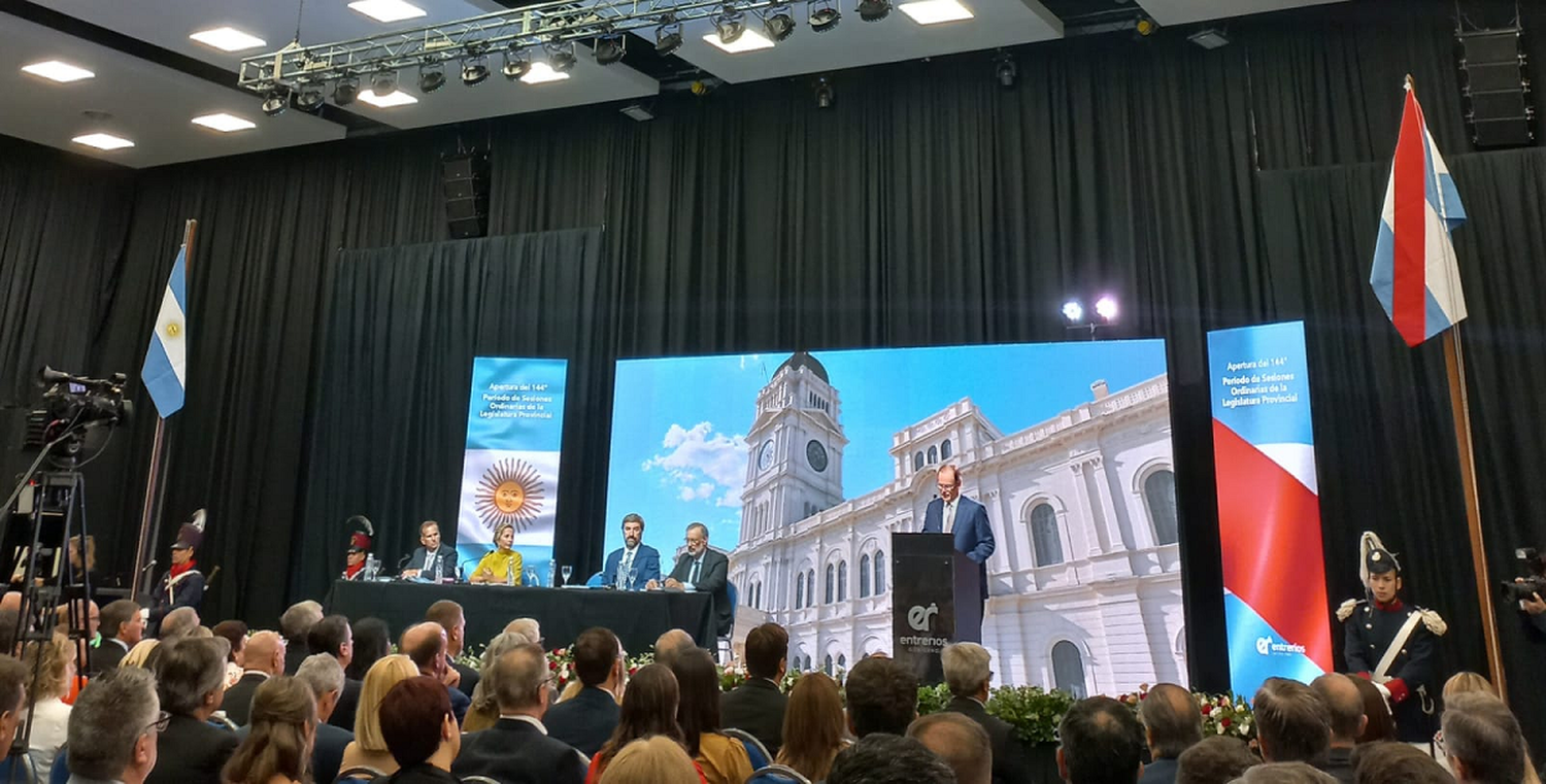 Dura crítica de los senadores de Juntos por el Cambio al discurso de Bordet