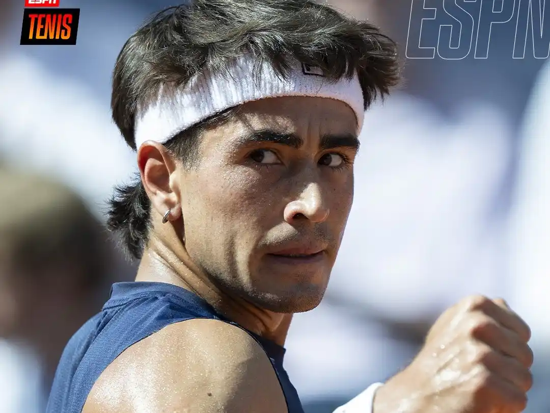 Frab Comesaña, el único argentino eque queda en el Master de Cincinatti.Foto:ESPM