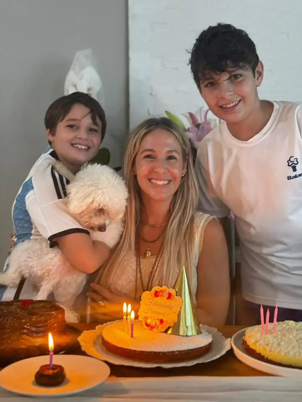 Sus dos hermosos hijos-