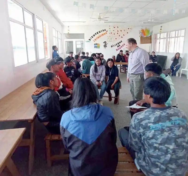 Estudiantes secundarios de colonias originarias 
participaron en un taller sobre salud mental