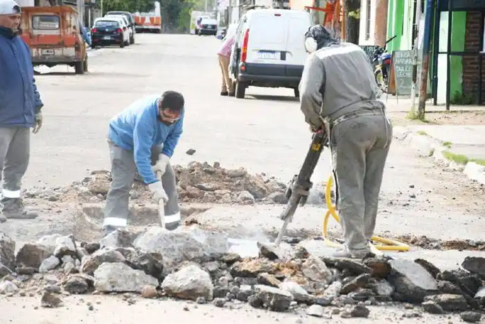 Se iniciaron los trabajos  en el acceso a La Bianca