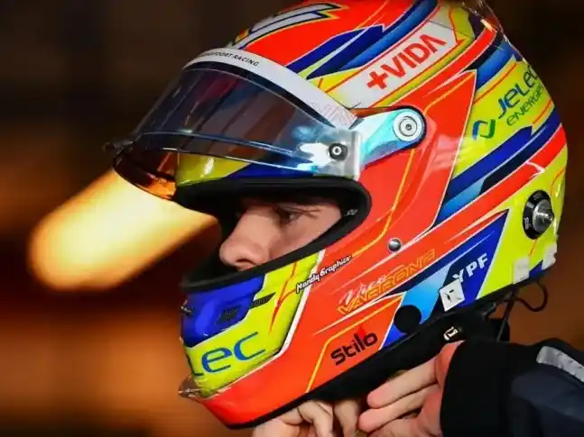 Nicolás Varrone tuvo su primer día de tests en la Fórmula 2 desde que se confirmó que correrá todo el 2026 en la categoría telonera de la F1.Foto:@LucianoYoma