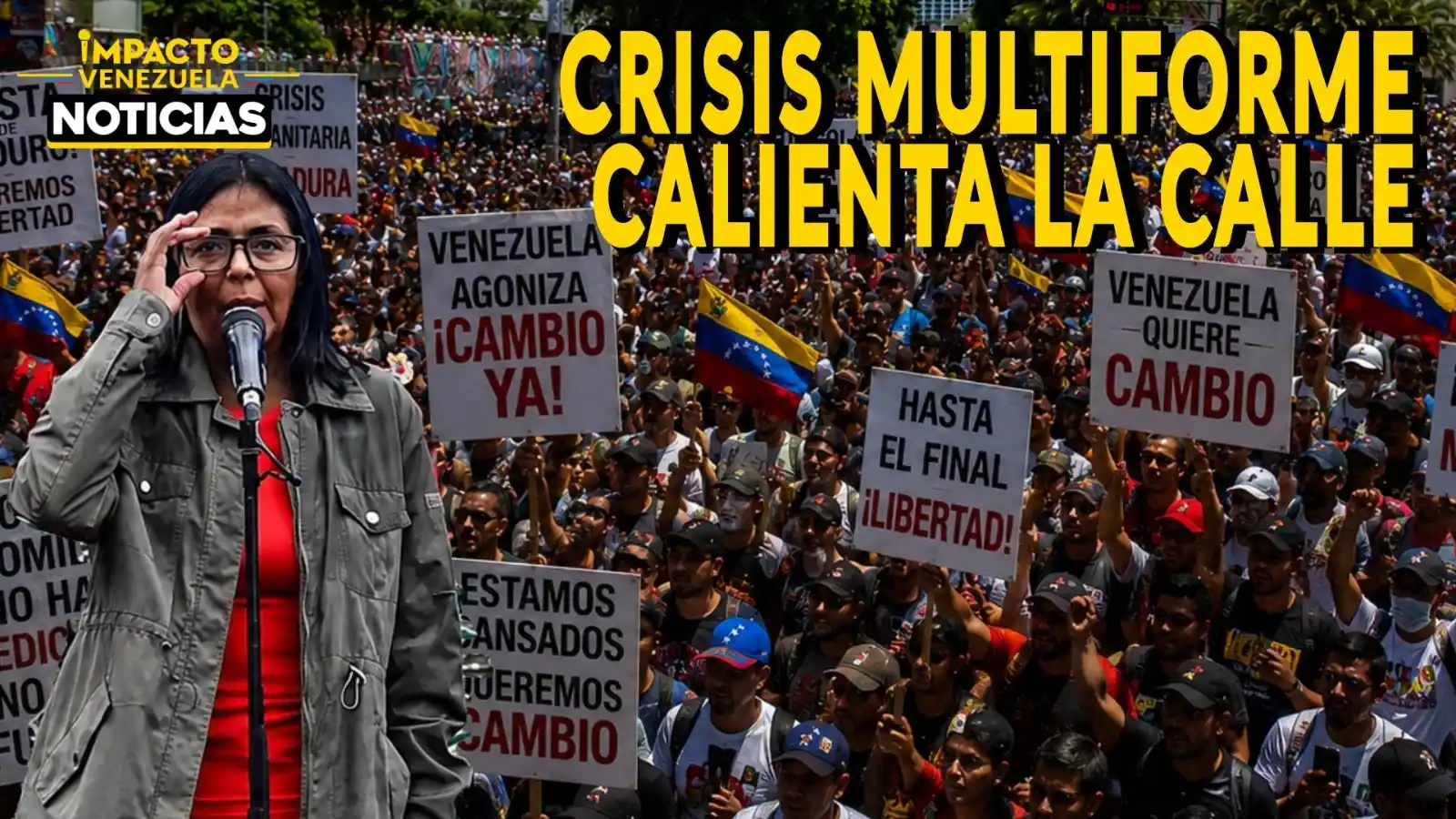 ¡CRISIS MULTIFORME!: La oposición calienta las calles, ¿Delcy podrá sostener manifestaciones masivas?