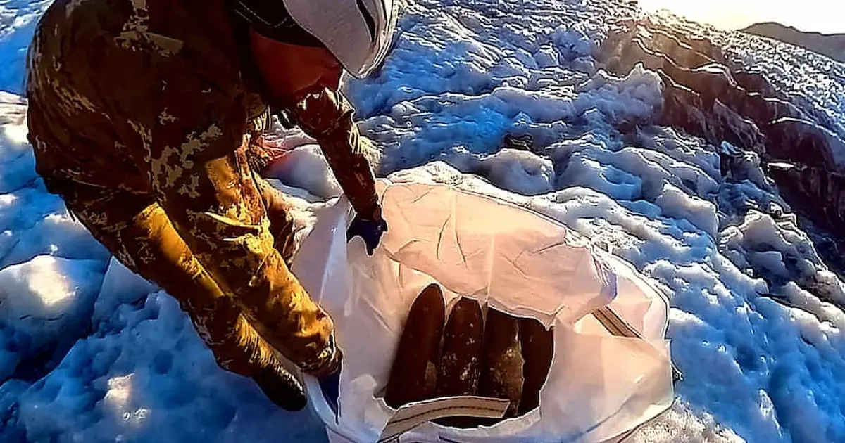 El deshielo en los Dolomitas deja al descubierto 250 explosivos de la Primera Guerra Mundial