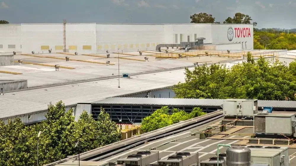 La planta de Toyota.