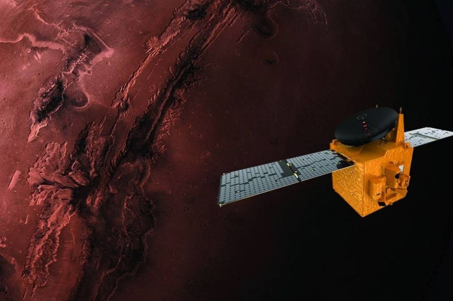 La sonda árabe Hope se enfrenta a su arriesgada llegada al planeta rojo