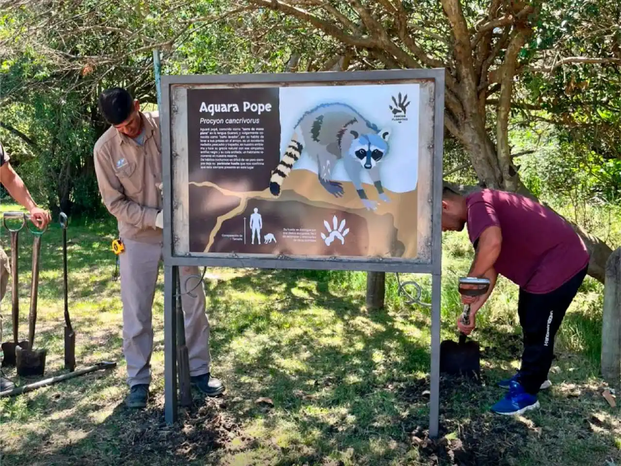 Instalaron nueva cartelería informativa en la Reserva Parque Florístico