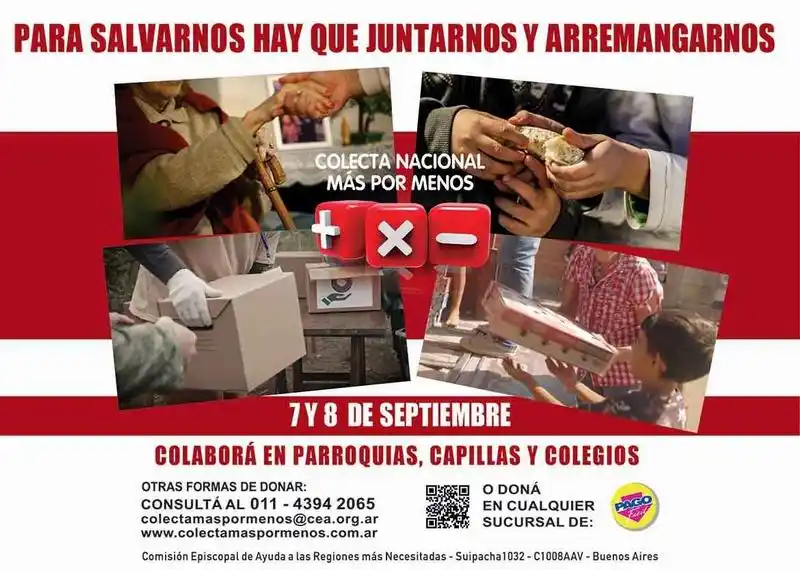 Llega la 55.ª Edición de la Colecta Más por Menos