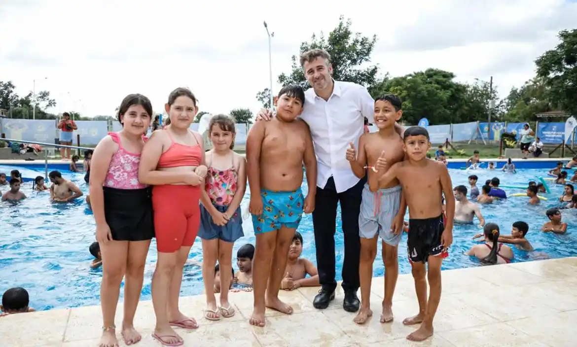 Achával dio inicio a las escuelas abiertas de verano en Pilar