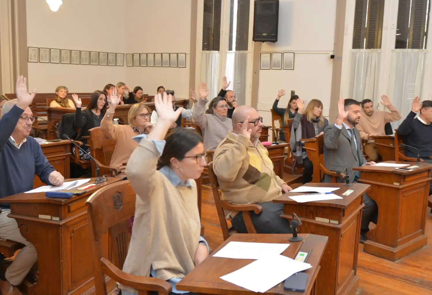 En una sesión breve, el Concejo Deliberante aprobó proyectos por unanimidad y sin debate.