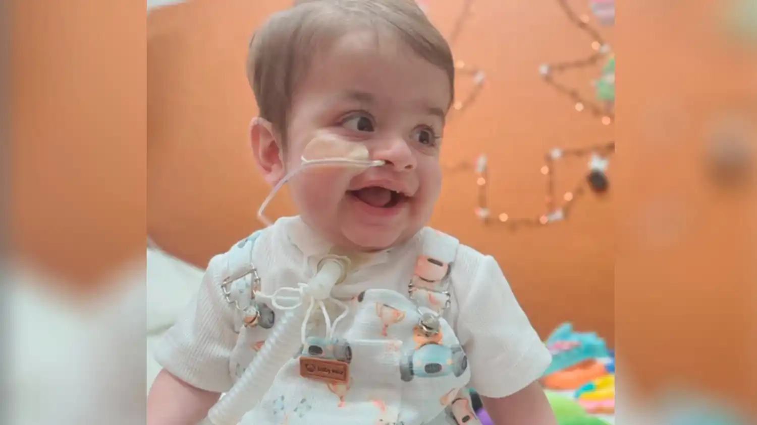 Felipe, el bebé pilarense que recibió un corazón y se recupera en el Garrahan