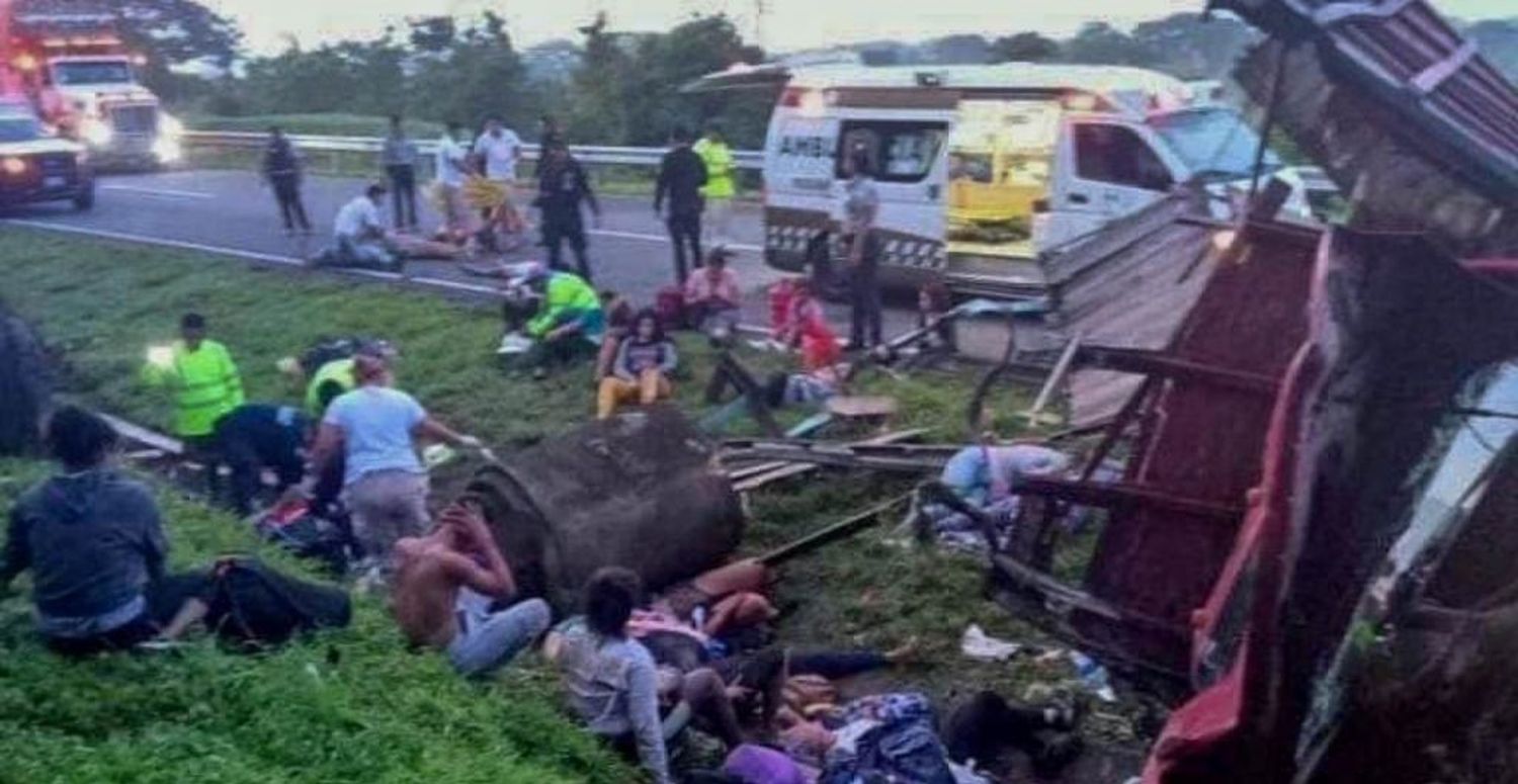 Este siniestro vial es el segundo en menos de una semana que involucra a migrantes.