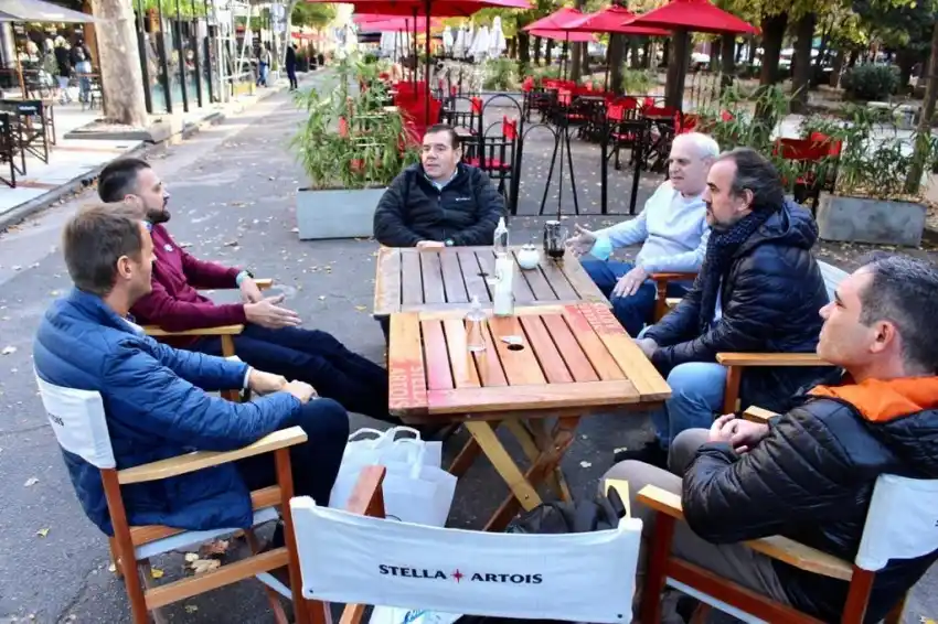 Manazzoni se reunió con el intendente de Mar del Plata y visitó distintos puntos de la ciudad