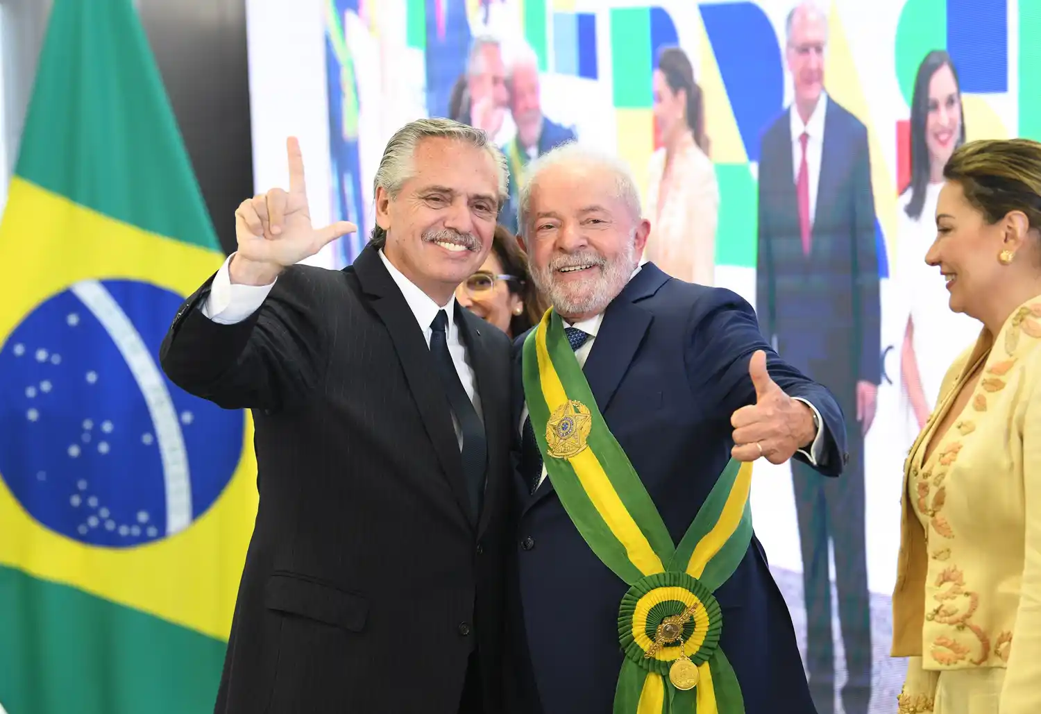 Alberto Fernández asistió a la asunción del tercer mandato presidencial de Luiz Inácio Lula da Silva.