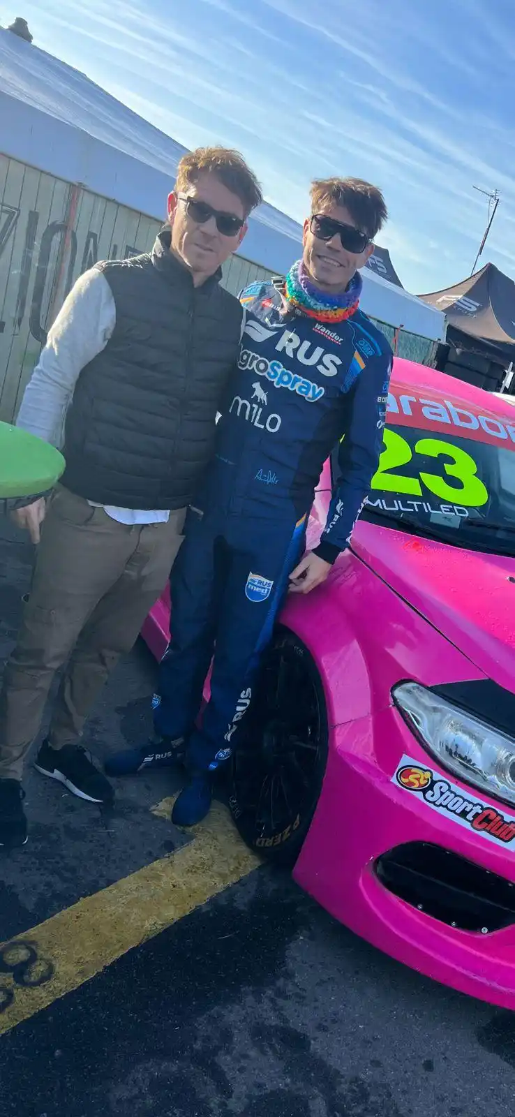 Garcé, con Elichabe.