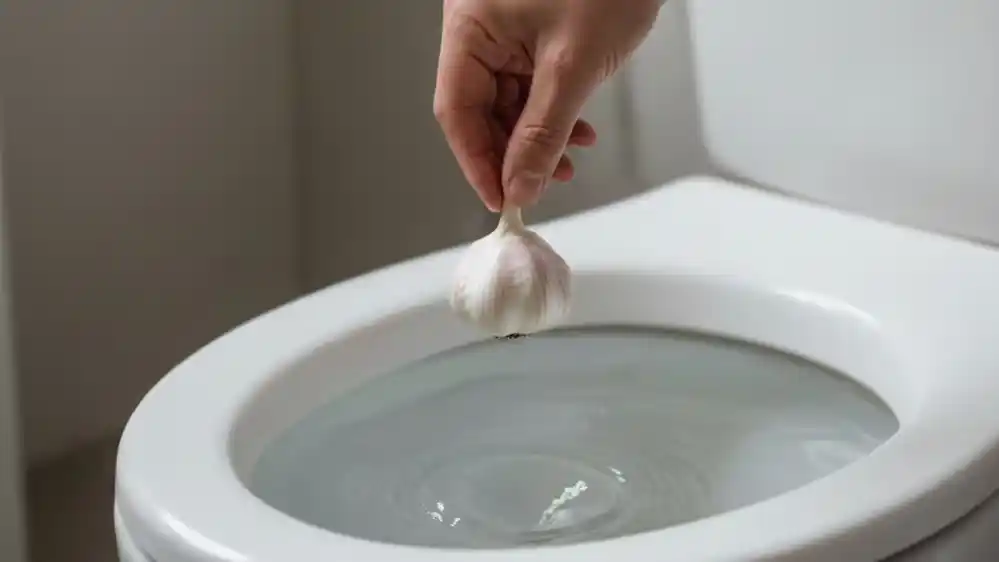 diente de ajo en el inodoro - 3