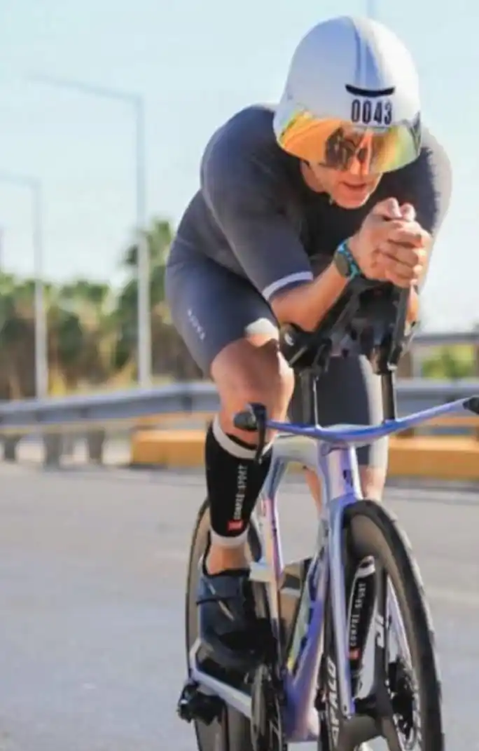 Pablo Amarante fue el mejor necochense en el Ironman 70.3 de San Juan