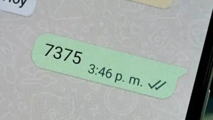 El número 7375 se puso de moda entre usuarios de WhatsApp y oculta un mensaje encriptado.