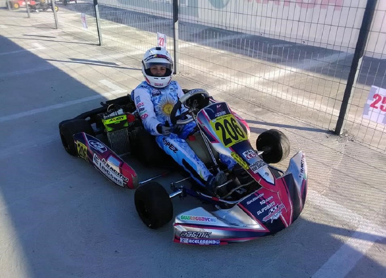 Nazareno López corre las finales en el Sudamericano de Chile